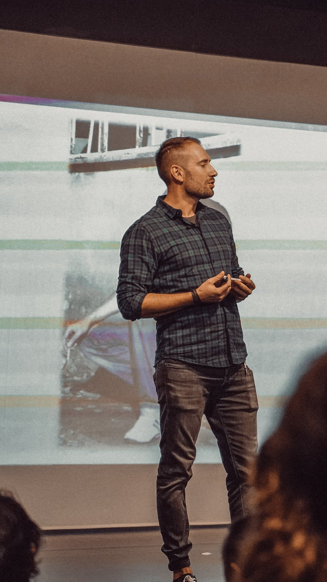 Speaker beim Gedankenbuffet